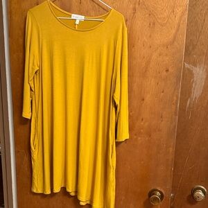 Stylish Mustard Yellow Women's Tunic